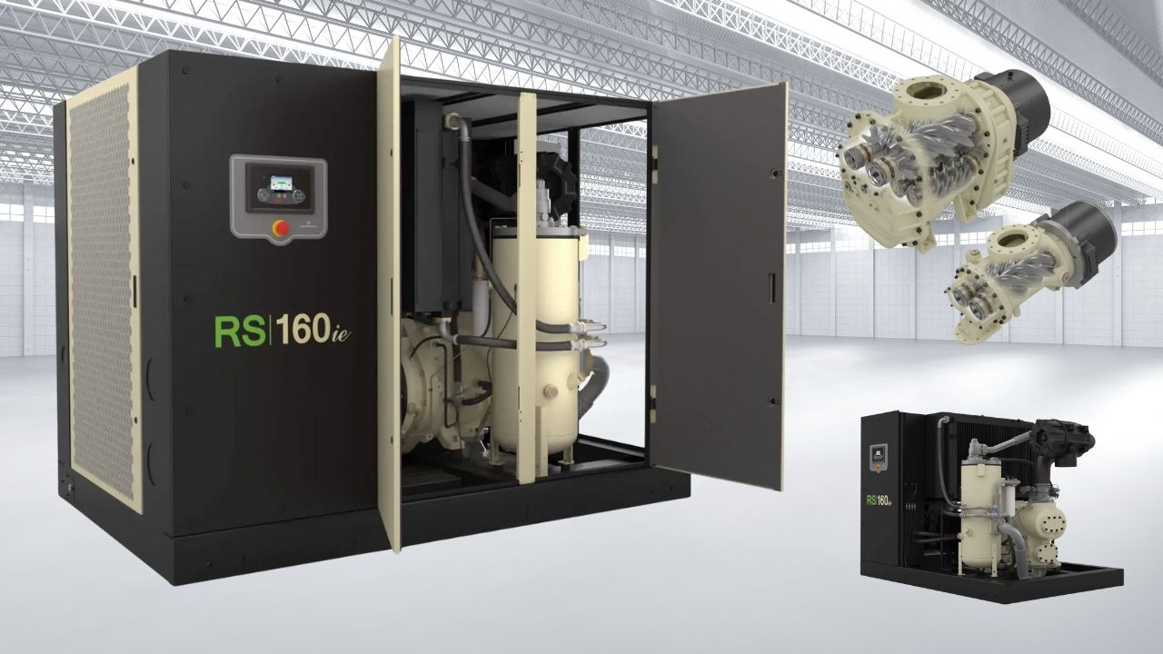 m&aacute;y n&eacute;n kh&iacute; trục v&iacute;t ingersoll rand RS55i