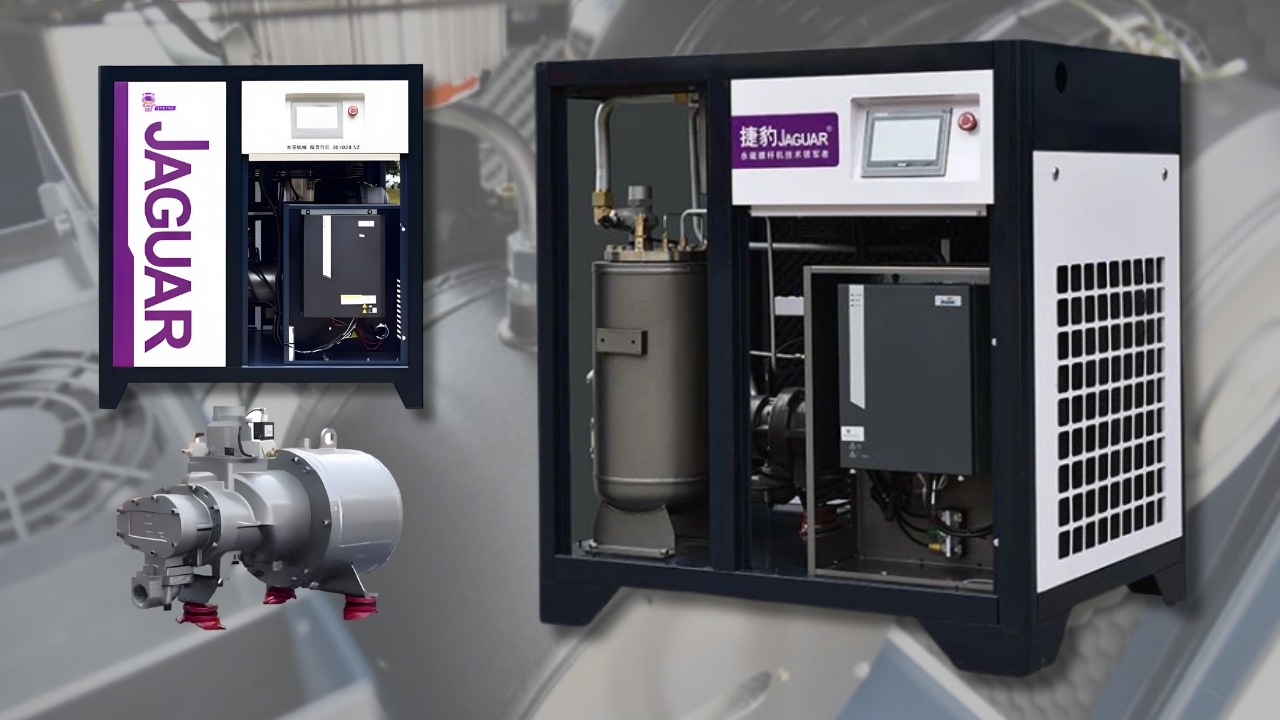 máy nén khí trục vít biến tần jaguar xs-30