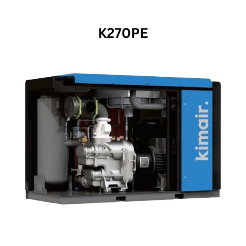 Máy nén khí trục vít biến tần 2 cấp 200kW KimAir K270PE