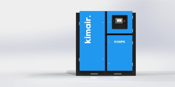 Máy nén khí trục vít biến tần Kimair 75kw model K100PSV (7/8/10 bar)