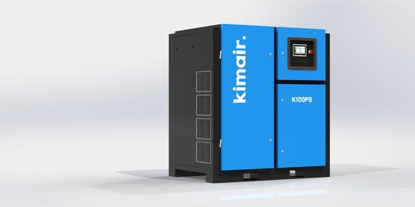Máy nén khí trục vít biến tần Kimair 75kw model K100PSV (7/8/10 bar)