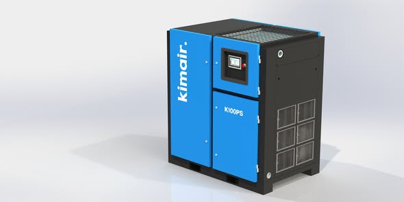 Máy nén khí trục vít biến tần Kimair 75kw model K100PSV (7/8/10 bar)