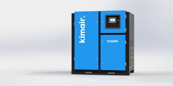 Máy nén khí trục vít biến tần Kimair 75kw model K100PSV (7/8/10 bar)