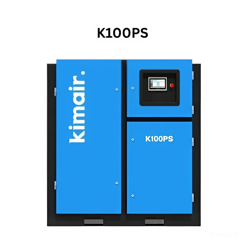 Máy nén khí trục vít biến tần Kimair 75kw model K100PS (7/8/10 bar)
