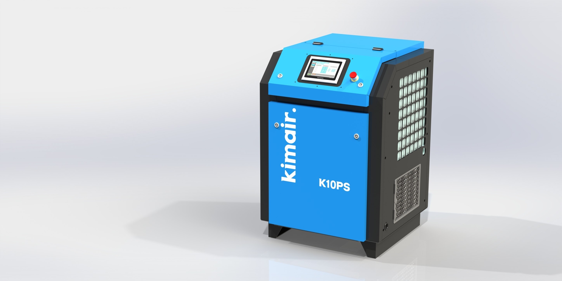 Máy nén khí trục vít biến tần Kimair 7.5kw model K10PS (7/8/10 bar)