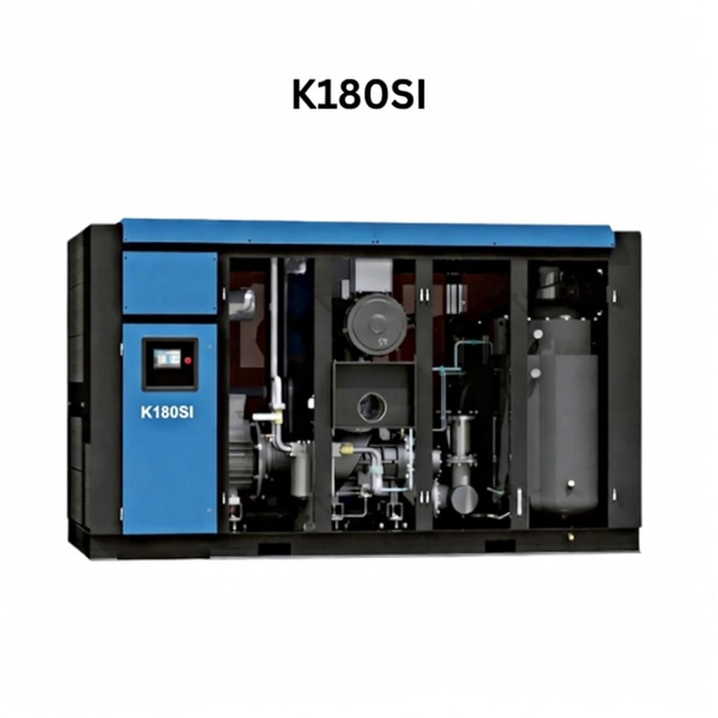 Máy nén khí trục vít Kimair 132kw model K180SI (7/8 bar)