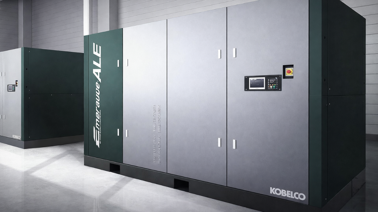 Máy nén khí trục vít biến tần 90KW Kobelco VS90A IV-H