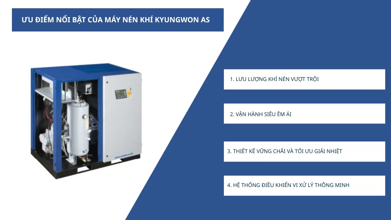 ưu điểm nổi bật m&aacute;y n&eacute;n kh&iacute; kyungwon as40