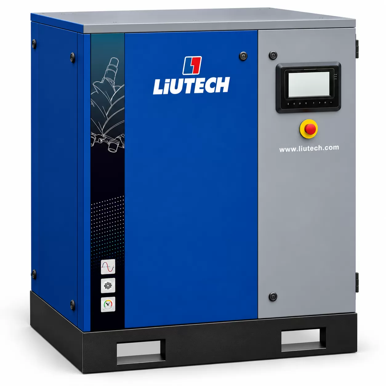 Máy nén khí trục vít 30kw (40hp) Liutech LU30 PMI
