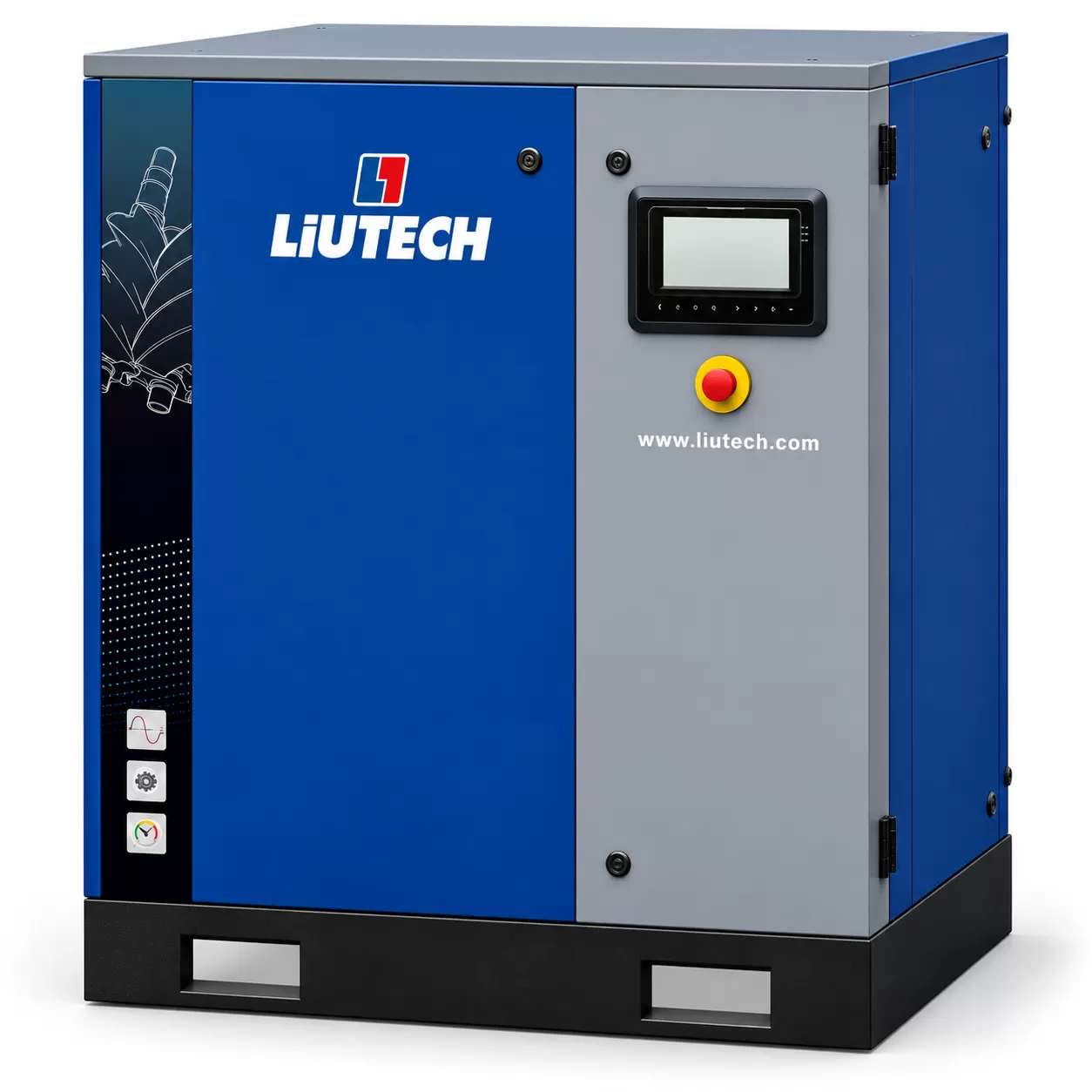 Máy nén khí trục vít 30kw (40hp) Liutech LU30 PMI