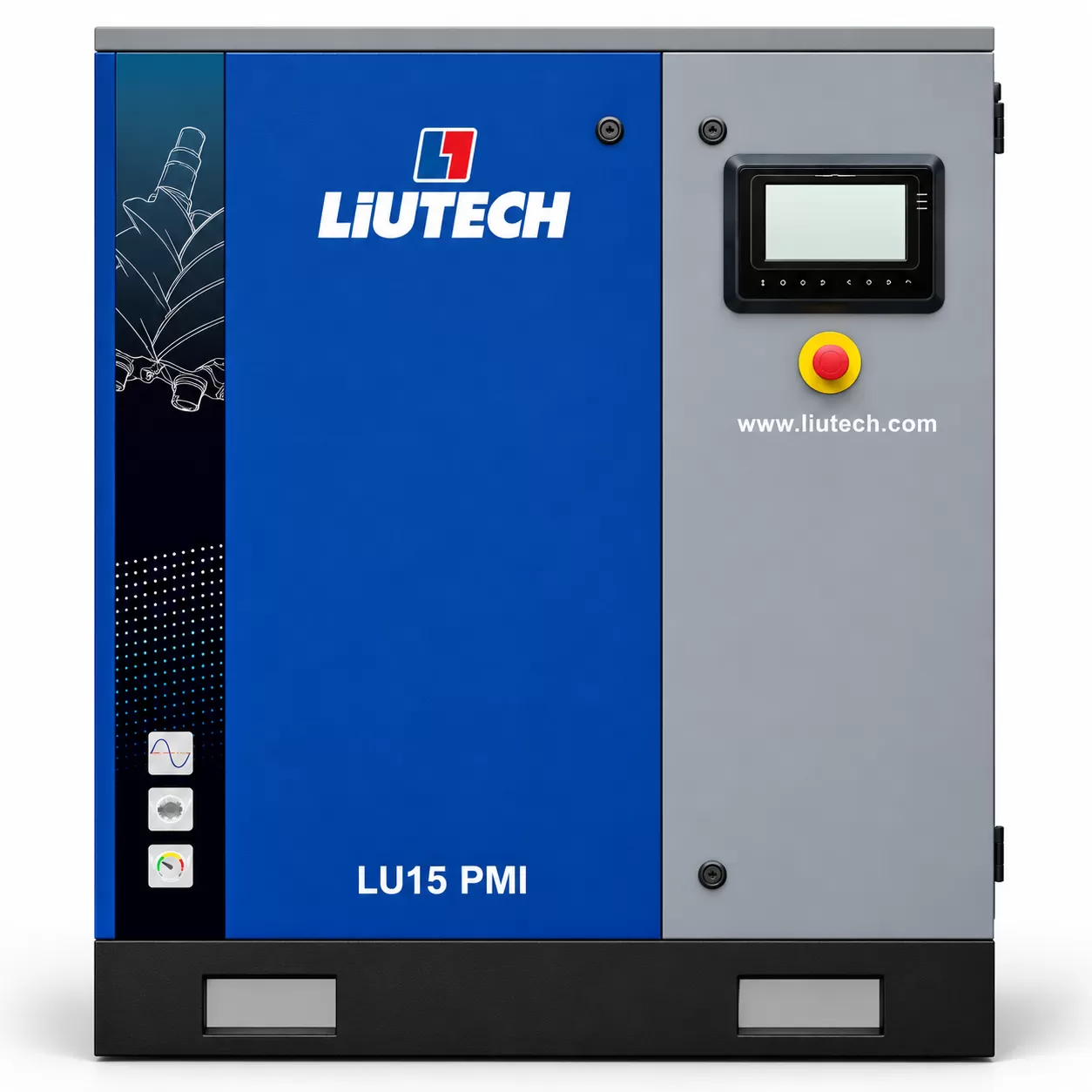 Máy nén khí trục vít 15kw (20hp) Liutech LU15 PMI
