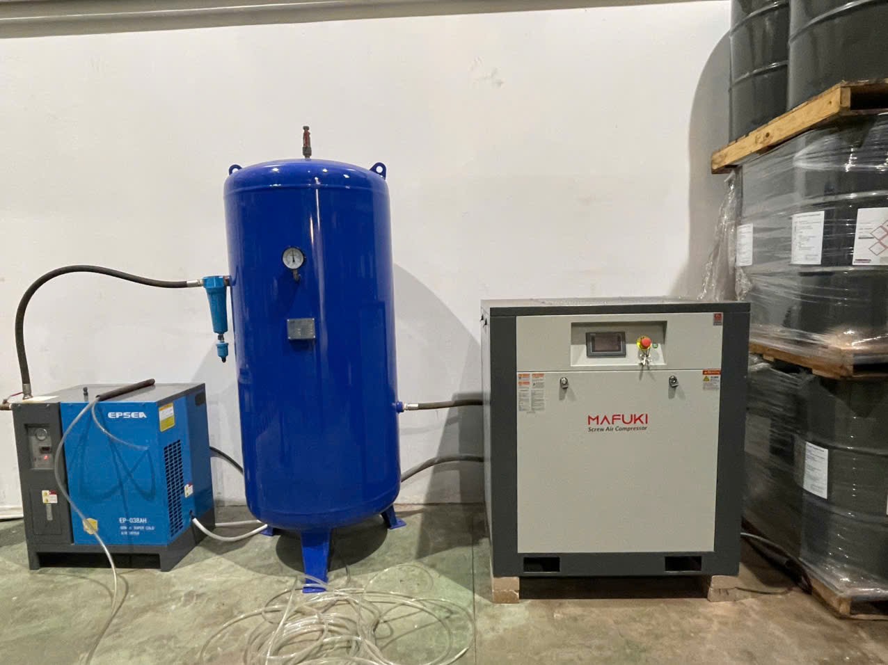 máy nén khí trục vít Mafuki 37kw