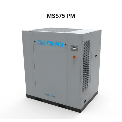 Máy nén khí trục vít biến tần Mark 100HP model MSS75 PM
