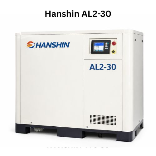 Máy nén khí trục vít không dầu 30kW Hanshin AL2-30