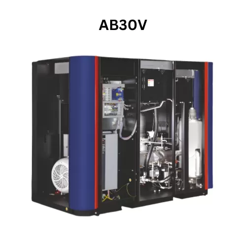 Máy nén khí trục vít không dầu biến tần ELgi 30kw (40hp) AB30V