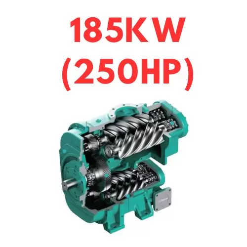 Trục vít hai cấp 185kw (250hp)