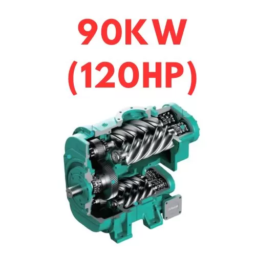 Trục vít hai cấp 90kw (120hp)