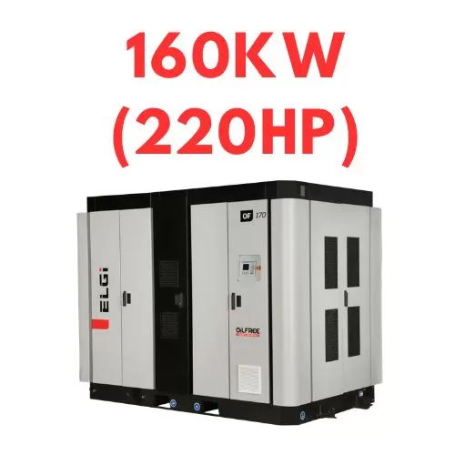 Trục vít không dầu 160kw (220hp)