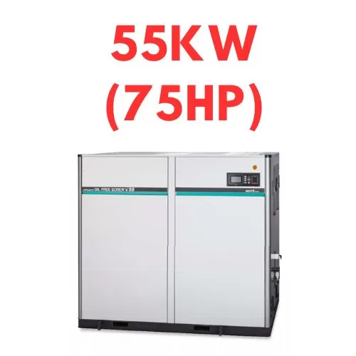 Trục vít không dầu 55kw (75hp)