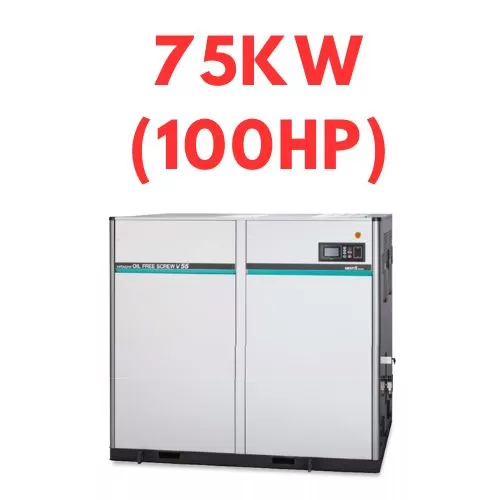 Trục vít không dầu 75kw (100hp)