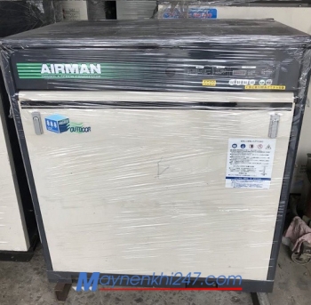 Máy nén khí Airman cũ 7.5kw - 10hp hàng Nhật bãi