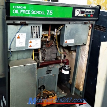 Máy nén khí không dầu Hitachi 7.5kw - 10hp