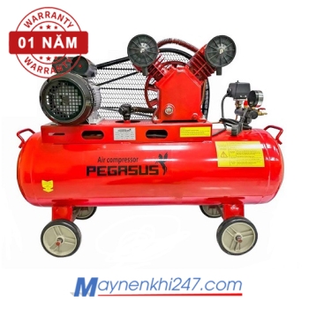 Máy nén khí mini Pegasus 1.5 HP, bình 70 lít, TM-V-0.12/8-70L