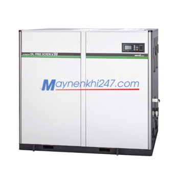 Máy nén khí trục vít Hitachi không dầu Next II Series 15-55KW một cấp nén