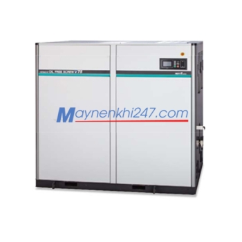 Máy nén khí trục vít Hitachi không dầu Next II Series 22-120KW hai cấp nén