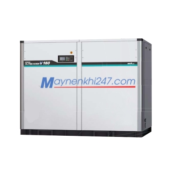 Máy nén khí trục vít Hitachi không dầu Next II Series 132-240KW hai cấp nén