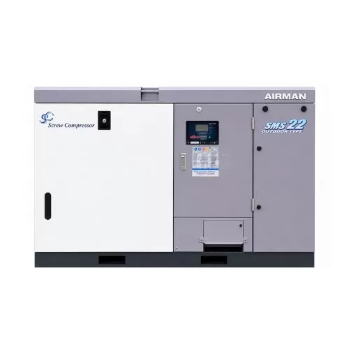 Máy nén khí Airman 22kw (30hp), SMS22 (Nhật bãi)