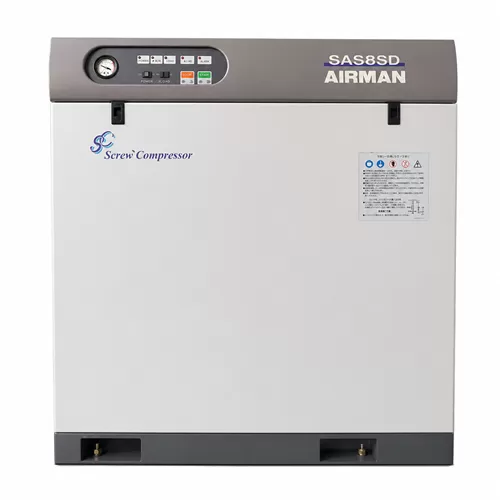 Máy nén khí trục vít Airman 7.5kw, SAS08SD (Hàng cũ, Nhật bãi)