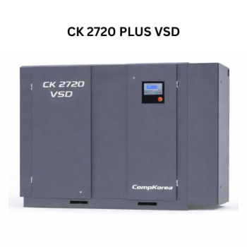 Máy nén khí trục vít biến tần 185KW CompKorea CK 2720 PLUS VSD