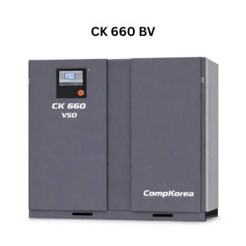 Máy nén khí trục vít biến tần 37KW CompKorea CK 660 BV
