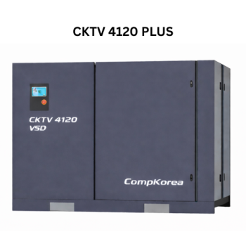 Máy nén khí trục vít biến tần 250KW CompKorea CKTV 4120 PLUS