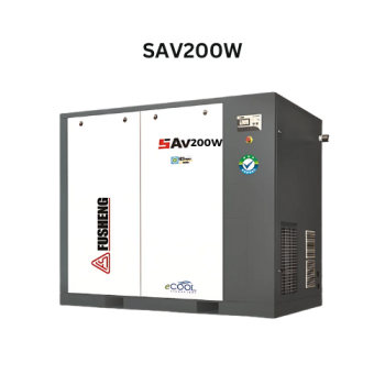 Máy nén khí trục vít biến tần Fusheng 270HP model SAV200W