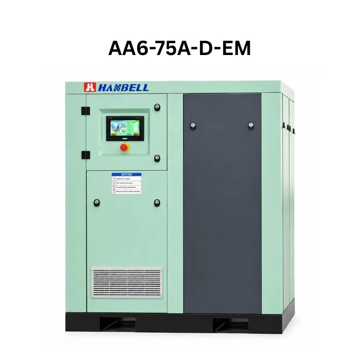 Máy nén khí trục vít Hanbell 75kw (100hp) AA6-75A-D-EM