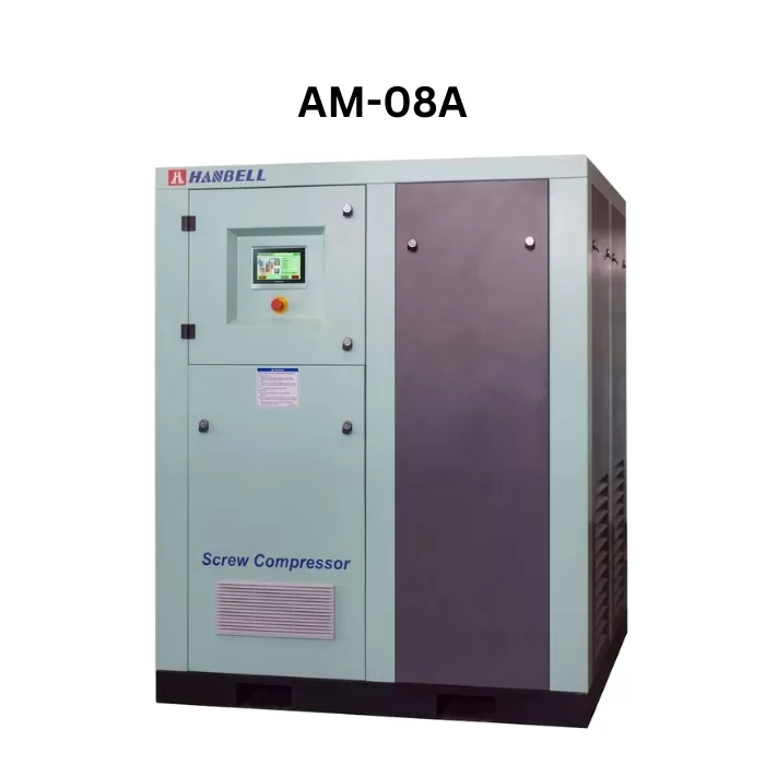Máy nén khí trục vít biến tần Hanbell 7.5kw (10hp) AM-08A