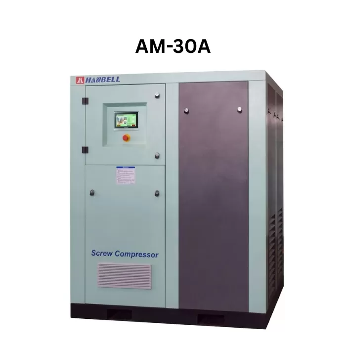 Máy nén khí trục vít biến tần Hanbell 30kw (40hp) AM-30A