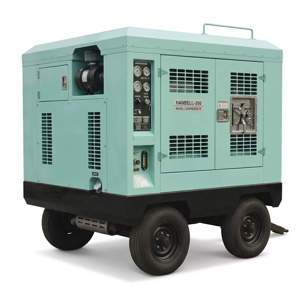 Máy nén khí diesel Hanbell CY-185A-D, 30 m3/phút, 10 bar