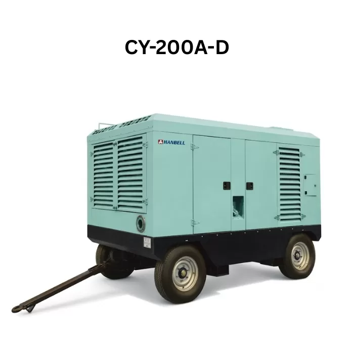 Máy nén khí diesel Hanbell CY-200A-D, 35.9 m3/phút, 10 bar