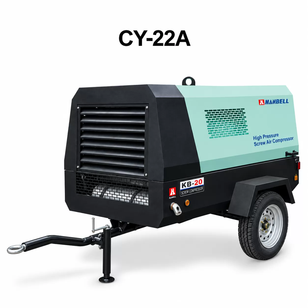 Máy nén khí diesel Hanbell CY-22A, 5m3/phút, 8 bar