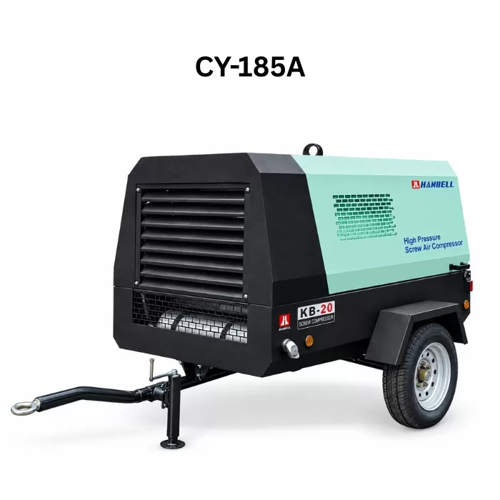 Máy nén khí diesel Hanbell CY-185A, 25.9 m3/phút, 13 bar