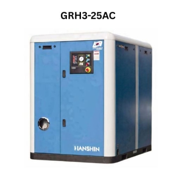 Máy nén khí trục vít 18kW Hanshin GRH3-25AC (7/8.5/9.9 bar)