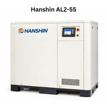 Máy nén khí trục vít không dầu 55kW Hanshin AL2-55 (7 bar)