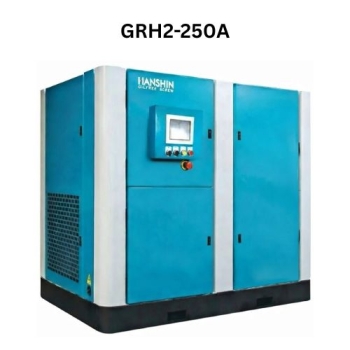 Máy nén khí trục vít 190kw (250hp) Hanshin GRH2-250A (7/8.5/9.9 bar)