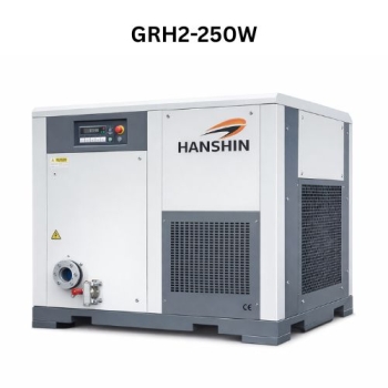 Máy nén khí trục vít 190kw (250hp) Hanshin GRH2-250W (7/8.5/9.9 bar)