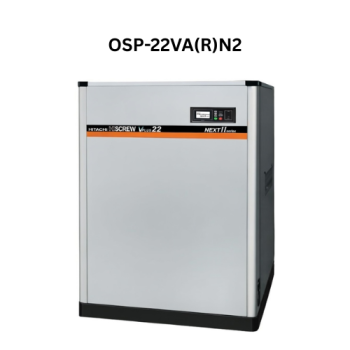 Máy nén khí trục vít biến tần 22KW Hitachi OSP-22VA(R)N2